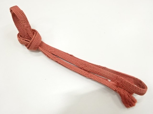 JAPANESE KIMONO / HANDTIED OBIJIME CORD 